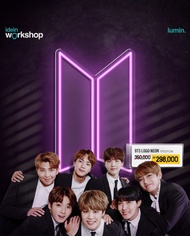 BTS NEON LOGO