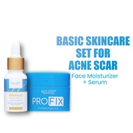 BASIC SKINCARE SET FOR ACNE SCAR (Face moisturizer + Serum)