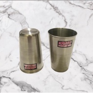 (1 DOZEN) ROSH THICK STAINLESS STEEL BIDDING GLASS 250ML ROSH STAINLESS BIDDING MUG/