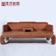 Mahogany Furniture Myanmar Rosewood Lotus Arhat Bed Bright Solid Wood Arhat Bed Chinese Arhat Bed Ta