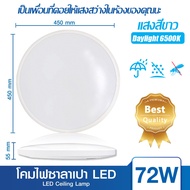 JAVIT LED โคมไฟติดเพดานทรงกลม โคมไฟเพดาน LED 18W/36W 6500K ไม่เป็นอันตรายต่อดวงตา ป้องกันแสงสะท้อน ไ