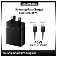 【Ready Stock】Original Samsung 64W Charger Power Adapter Trio/45W Charger / 25W Charger / Type C to T