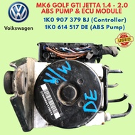 VOLKSWAGEN MK6 GOLF GTI JETTA 1.4 - 2.0 ABS PUMP & ECU MODULE 1K0907379BJ / 1K0614517DE Original Use