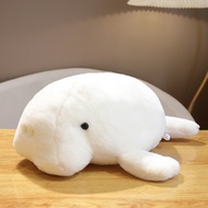 Kawaii Manatee Anime Cute Dugong Plushie Sea Cow Plush Toys Lifelike Animals Simulation Stuffed Doll