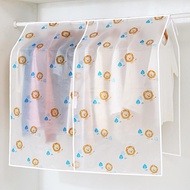 Hanging Wardrobe Dust Cover For Suits Coats Waterproof Transparent Bag With Zipper Protective E0o1