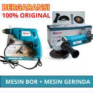 Paket Bor 10 mm dan Gerinda 4 Inch MAKITA Paket Maktec Gerinda MT90 Dan Bor MT60 ASIA BAUT