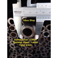 Iron Pipe Od 22mm / Id 14mm Thickness 4mm length 20cm to 100cm