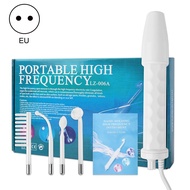 Suolaer Portable High Frequency Facial Machine Mushroom Tongue Bend Comb Tube Electrotherapy Physiot