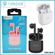 Celebrat W16 Super Bass Stereo Wireless Earphone, Two Earbuds 5.0 Headphone For Phone