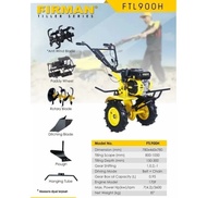 traktor firman ftl 900H. Mesin bajak sawah mini. mesin cultivator