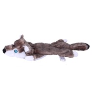毛皇上 仿真動物造型玩具 動物趴趴款  趴趴灰狼  1個  13 x 46cm