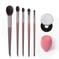 OVW Hightlight Makeup Brush Set Mdeium Shadow Brush Horse Goat Hair Smudge Detail Contour Brush Face