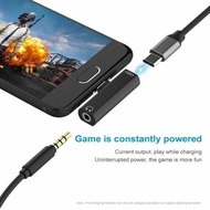 BAPSUS Splitter Audio OTG 2in1 Type C AUX 3.5 mm Jack to USB Type C - BP-21