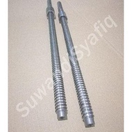 (Promo) As Drat Ulir Kotak Diameter 25Mm Panjang Drat 49Cm Panjang As 59Cm Bestseller