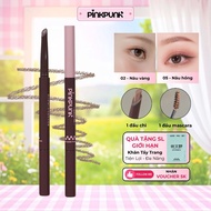 PinkPunk Eyebrow Pen&Eyebrow Color Changing Mascara 2 in 1 No Smudge Easy to Use for Beginners (280m
