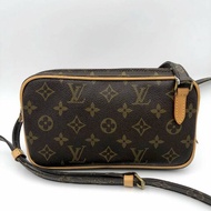 Louis Vuitton 老花中古單層橫版相機包，LV，經典包，迪士尼包，麻將包，側背包，肩背包，二手真品，現貨，免運