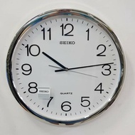 Seiko QXA041S Wall Clock ORIGINAL SILVER