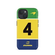 F1 NO.4 Phone Case for iPhone 17 16 15ProMax 14Pro 13 12 13mini Samsung S24 S22 S25 2in1 glossy hard