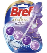 德國品牌 Bref 豪華魔法馬桶清潔球 月季花味 50g