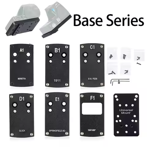 Universal Tactical Optics Red Dot Sight Base Series A1 B1 C1 D1 E1 F1 Scope Mount For 1911 HK USP P2