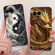 Shockproof Cover For Google Pixel 9 / Pixel 9a Casing GXQ96 GTF7P G2YBB Cool Dragon Cartoon Soft Sil