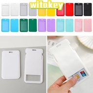 WITAKEY Credit Card Holders, Plastic Business Card Holder, Cute ID Card Sleeve Child