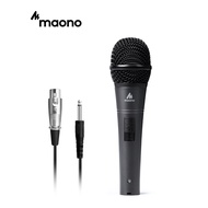 Maono AU-K04 Karaoke Microphone Professional Dynamic Microphone Cardioid Wired Mic With XLR Cable Fo