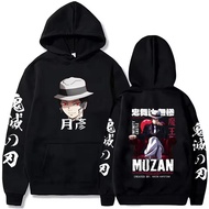 Demon Slayer Muzan Kibutsuji hoodie Jacket - Uzui Tengen akaza Anime Character Demon slayer