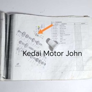 YAMAHA Y125Z GEAR DRIVE TACHOMETER ORIGINAL ( 17F-17831-00 )