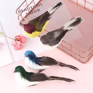 ha Mini fake birds artificial feather foam doves wedding Garden decoration.ornament
 TH