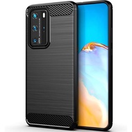 TPU Shockproof Lined Case for Huawei P40/ P40 Pro / Mate 30 / Mate 30 Pro / Huawei Mate 40 Pro (Black)