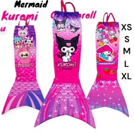 Ct_C1077 Wholesale Price Mermaid Kids Clothes Mermaid Swimsuit Swimming Costume Fgs-3
