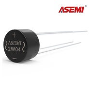 20PCS ASEMI W04 W06 W08 2W04 2W06 2W08 2W10  Through Hole Rectifier Bridge WOB-4 Package 1A 2A 400V 