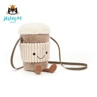 jELLYCAT 2021款趣味咖啡随行杯包包柔软毛绒斜挎包可爱少女小包包 趣味咖啡随行杯包包 H22 X W13 CM