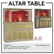 Altar Table Altar Cabinet Prayer Cabinet Prayer Table 5.5FT Altar Table FengShui Table Buddha Table 