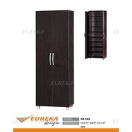 EUREKA 2ft Tall Shoe Rack Cabinet/Rak Kasut Tinggi Almari 2 Door (Deliver &amp; Installation Klang Valley)