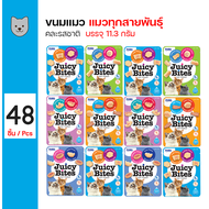 Inaba Juicy Bites Mixed ขนมแมว ขนมกินเล่น คละรสชาติ ผลิตจากเนื้อสัตว์แท้ สำหรับแมวทุกสายพันธุ์ (11.3
