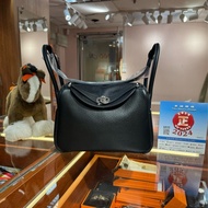 ✨持有正品正貨標籤公司✨Hermes Lindy 26 黑色銀扣