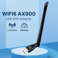 WiFi6 WiFi Adapter AX900 Dual band 900Mbps Wireless Network Card Wifi Antenna Dongle Free Drive For 