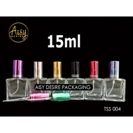 Glass Bottle Perfume/Botol Minyak Wangi 15ml