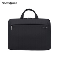 AT-🛫Samsonite（Samsonite）Laptop Bag14Inch One-Shoulder Crossbody Bag for Men and Women Business Briefcase Apple NotebookB