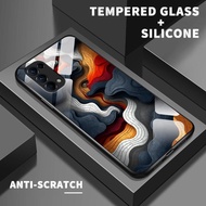Glass Case OPPO Reno5 4G 5G Reno7 Reno4 Reno2 F Z Reno 3 4 Lite K Reno6 Reno8 8T Reno11 Silicon Back