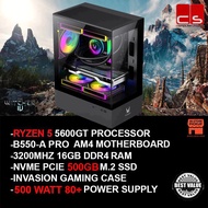 Gaming PC Package With RYZEN 5 5600GT  (16GB DDR4 / 500GB M.2 SSD )