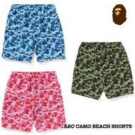 A BATHING APE ABC CAMO BEACH SHORTS 短褲 BAPE