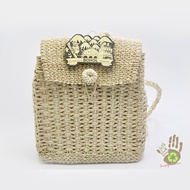 Simply Creative Abaca Rope Bag-pack Bohol Design Handwoven Fashion Bag Souvenir Gift Item Rustic Sty
