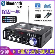 110V音樂擴大機 綜合混音器 擴音機 迷你音響功放機 5.0藍芽音箱 功率40W40W保固一年p5284