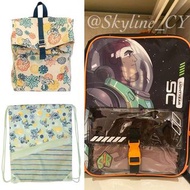 🎡香港迪士尼 buzz lighter 巴斯光年/ stitch 史迪奇 夏日索繩袋/ 背包