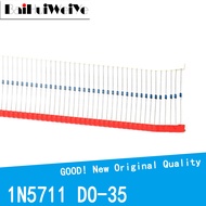 20PCS/LOT 1N5711 IN5711 70V SMALL SIGNAL SCHOTTKY DIODE DO-35 New Good Quality Chipset