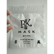 16x24 cm milky white ziplock plastic screen printing
