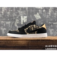Dior Co-Branded AJ1 Low-Top Casual Basketball Shoes Men's Shoes Running Shoes Women's Shoes Sports S